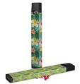 Skin Decal Wrap 2 Pack for Juul Vapes Beach Flowers 02 Seafoam Green JUUL NOT INCLUDED