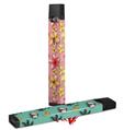 Skin Decal Wrap 2 Pack for Juul Vapes Beach Flowers Pink JUUL NOT INCLUDED