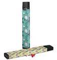 Skin Decal Wrap 2 Pack for Juul Vapes Starfish and Sea Shells Seafoam Green JUUL NOT INCLUDED
