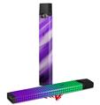 Skin Decal Wrap 2 Pack for Juul Vapes Paint Blend Purple JUUL NOT INCLUDED