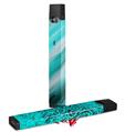 Skin Decal Wrap 2 Pack for Juul Vapes Paint Blend Teal JUUL NOT INCLUDED