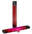 Skin Decal Wrap 2 Pack for Juul Vapes Binary Rain Red JUUL NOT INCLUDED