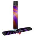 Skin Decal Wrap 2 Pack for Juul Vapes Two Tone Waves Purple Red JUUL NOT INCLUDED