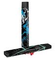 Skin Decal Wrap 2 Pack for Juul Vapes Baja 0003 Neon Blue JUUL NOT INCLUDED