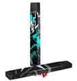 Skin Decal Wrap 2 Pack for Juul Vapes Baja 0003 Neon Teal JUUL NOT INCLUDED