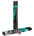 Skin Decal Wrap 2 Pack for Juul Vapes Baja 0014 Neon Teal JUUL NOT INCLUDED