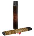 Skin Decal Wrap 2 Pack for Juul Vapes Exotic Wood Waterfall Bubinga Burst Dark Mocha JUUL NOT INCLUDED