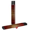 Skin Decal Wrap 2 Pack for Juul Vapes Exotic Wood Pommele Sapele Burst Fire Red JUUL NOT INCLUDED