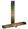 Skin Decal Wrap 2 Pack for Juul Vapes Exotic Wood Karelian Burl Burst Tropical Green JUUL NOT INCLUDED