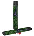 Skin Decal Wrap 2 Pack compatible with Juul Vapes Linear Cosmos Green JUUL NOT INCLUDED