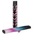 Skin Decal Wrap 2 Pack compatible with Juul Vapes Pink Tiger JUUL NOT INCLUDED