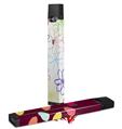 Skin Decal Wrap 2 Pack for Juul Vapes Kearas Flowers on White JUUL NOT INCLUDED
