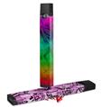 Skin Decal Wrap 2 Pack for Juul Vapes Rainbow Butterflies JUUL NOT INCLUDED