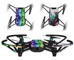Skin Decal Wrap 2 Pack for DJI Ryze Tello Drone Rainbow Graffiti DRONE NOT INCLUDED