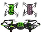 Skin Decal Wrap 2 Pack for DJI Ryze Tello Drone Skull Camouflage DRONE NOT INCLUDED