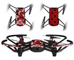 Skin Decal Wrap 2 Pack for DJI Ryze Tello Drone Red Graffiti DRONE NOT INCLUDED