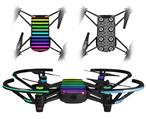 Skin Decal Wrap 2 Pack for DJI Ryze Tello Drone Stripes Rainbow DRONE NOT INCLUDED