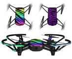 Skin Decal Wrap 2 Pack for DJI Ryze Tello Drone Tiger Rainbow DRONE NOT INCLUDED