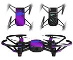 Skin Decal Wrap 2 Pack for DJI Ryze Tello Drone Halftone Splatter Blue Hot Pink DRONE NOT INCLUDED