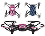 Skin Decal Wrap 2 Pack for DJI Ryze Tello Drone Princess Skull DRONE NOT INCLUDED