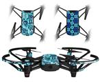 Skin Decal Wrap 2 Pack for DJI Ryze Tello Drone Scene Kid Sketches Blue DRONE NOT INCLUDED