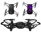 Skin Decal Wrap 2 Pack for DJI Ryze Tello Drone Baja 0023 Red Dark DRONE NOT INCLUDED
