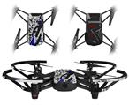 Skin Decal Wrap 2 Pack for DJI Ryze Tello Drone Baja 0018 Blue Royal DRONE NOT INCLUDED