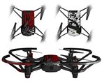 Skin Decal Wrap 2 Pack for DJI Ryze Tello Drone Baja 0040 Red Dark DRONE NOT INCLUDED