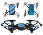 Skin Decal Wrap 2 Pack for DJI Ryze Tello Drone Paint Blend Blue DRONE NOT INCLUDED