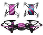 Skin Decal Wrap 2 Pack for DJI Ryze Tello Drone Paint Blend Hot Pink DRONE NOT INCLUDED