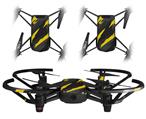 Skin Decal Wrap 2 Pack for DJI Ryze Tello Drone Jagged Camo Yellow DRONE NOT INCLUDED