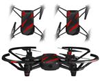 Skin Decal Wrap 2 Pack for DJI Ryze Tello Drone Jagged Camo Red DRONE NOT INCLUDED