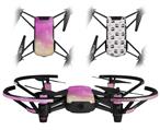 Skin Decal Wrap 2 Pack compatible with DJI Ryze Tello Drone Dynamic Cotton Candy Galaxy DRONE NOT INCLUDED