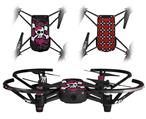 Skin Decal Wrap 2 Pack for DJI Ryze Tello Drone Girly Skull Bones DRONE NOT INCLUDED