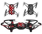 Skin Decal Wrap 2 Pack for DJI Ryze Tello Drone Checkerboard Splatter DRONE NOT INCLUDED