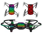 Skin Decal Wrap 2 Pack for DJI Ryze Tello Drone Rainbow Butterflies DRONE NOT INCLUDED