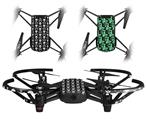 Skin Decal Wrap 2 Pack for DJI Ryze Tello Drone Skull and Crossbones Pattern DRONE NOT INCLUDED