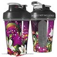 Decal Style Skin Wrap works with Blender Bottle 20oz Grungy Flower Bouquet (BOTTLE NOT INCLUDED)