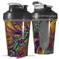 Decal Style Skin Wrap works with Blender Bottle 20oz Fire And Water (BOTTLE NOT INCLUDED)