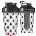 Decal Style Skin Wrap works with Blender Bottle 20oz Kearas Daisies Black on White (BOTTLE NOT INCLUDED)