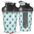 Decal Style Skin Wrap works with Blender Bottle 20oz Kearas Daisies Seafoam (BOTTLE NOT INCLUDED)