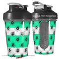 Decal Style Skin Wrap works with Blender Bottle 20oz Kearas Daisies Stripe SeaFoam (BOTTLE NOT INCLUDED)