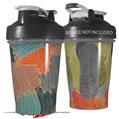 Decal Style Skin Wrap works with Blender Bottle 20oz Flowers Pattern 03 (BOTTLE NOT INCLUDED)