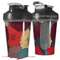Decal Style Skin Wrap works with Blender Bottle 20oz Flowers Pattern 04 (BOTTLE NOT INCLUDED)
