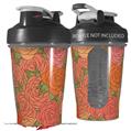 Decal Style Skin Wrap works with Blender Bottle 20oz Flowers Pattern Roses 06 (BOTTLE NOT INCLUDED)