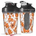 Decal Style Skin Wrap works with Blender Bottle 20oz Flowers Pattern 14 (BOTTLE NOT INCLUDED)