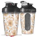 Decal Style Skin Wrap works with Blender Bottle 20oz Flowers Pattern 15 (BOTTLE NOT INCLUDED)