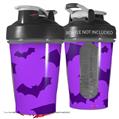 Decal Style Skin Wrap works with Blender Bottle 20oz Deathrock Bats Purple (BOTTLE NOT INCLUDED)