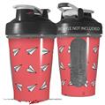 Decal Style Skin Wrap works with Blender Bottle 20oz Paper Planes Coral (BOTTLE NOT INCLUDED)