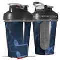 Decal Style Skin Wrap works with Blender Bottle 20oz Bokeh Music Blue (BOTTLE NOT INCLUDED)